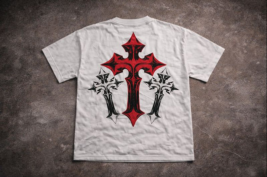 Sonder Cross Tee – Vintage White